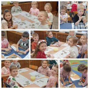 Na zdjęciu nr 1 pięcioro dzieci siedzi &hellip;<p class=